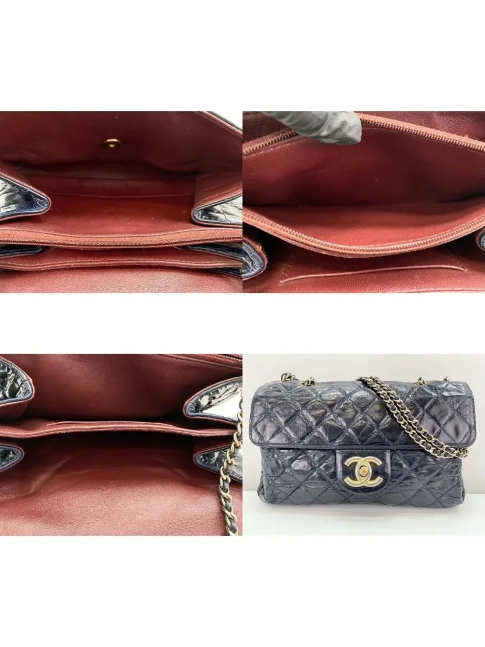 Chanel Shoulder Bag Calfskin Quilted